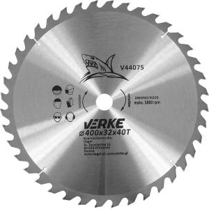 VERKE Режещ диск с твърдосплавни пластини 400x32мм 40T 66352 (V44075)