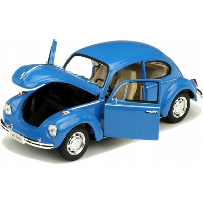 Welly Auto DromaderVolkswagen Beetle modré 1:24