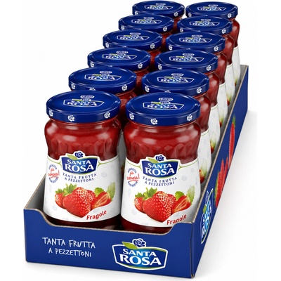 Santa Rosa Italský jahodový džem 12x350 g