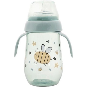 Lorelli Неразливащо шише с широко гърло Lorelli My Friend - 260 ml, Iceberg Green (10200090006) - baby