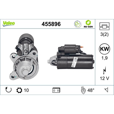 VALEO Štartér 455896