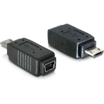 Delock microUSB B-USB Mini 5pin Converter 65063