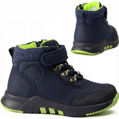 Dětské boty chlapecké kotníkové boty na suchý zip