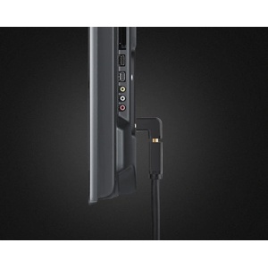  Адаптер от мъжко HDMI към женско HDMI - Ugreen Angled 4K HDMI Male to HDMI Female Adapter Bottom (черен) (20109)