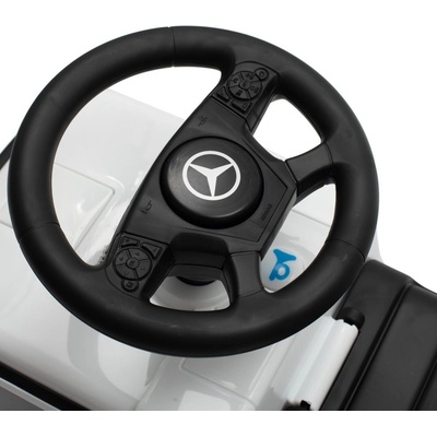 Baby Mix se zvukem a vodící tyčí AMBULANCE bílé