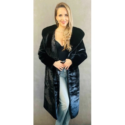 Max Original Leather Kabát z umelej kožušiny 10862-5 black