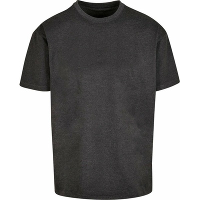 Build Your Brand tričko BY 102 oversize krátký rukáv pánské charcoal Charcoal