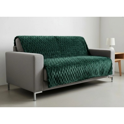 Mybesthome Přehoz na sedačku - pohovku FLANELA zelená 170x210 cm – Zboží Dáma