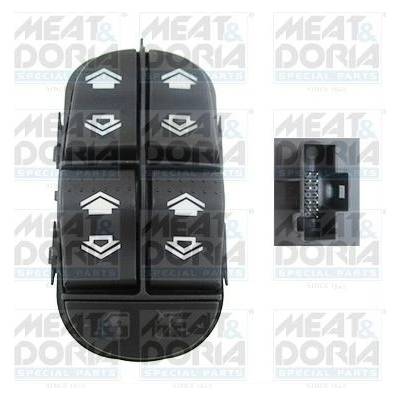 Spínač, zvedací zařízení oken MEAT & DORIA 26039