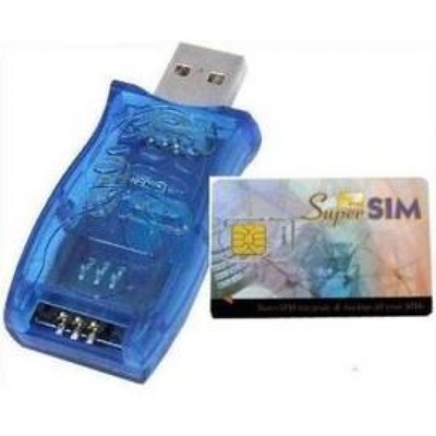 Estillo Четец за Sim карти ESTILLO USB 2.0 (EST-SIM-READER-BLUE)