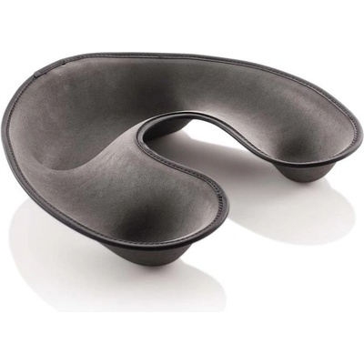 Xanitalia Miska odkapávací za krk límcová měkká tmavá šedá