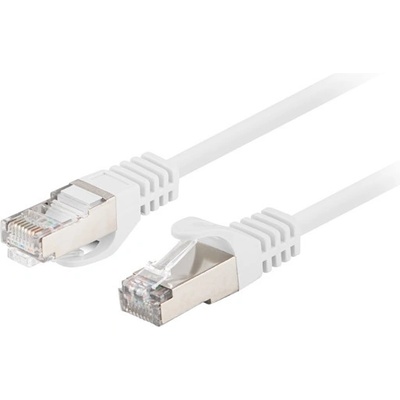 Lanberg Кабел Lanberg patch cord CAT. 6 FTP 0.25m fluke passed (10-pack), white (PCF6-20CC-0025-W)
