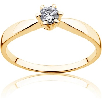 SAVICKI Годежен пръстен Triumph of Love: злато, бял сапфир