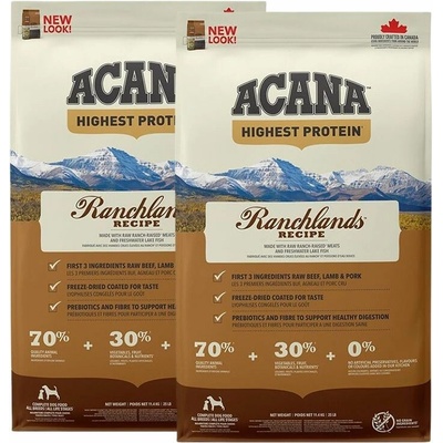 Acana Ranchlands Recipe 2 x 11,4 kg