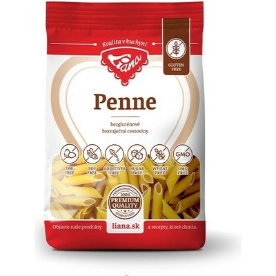 Liana bezlepkové cestoviny Penne 200 g