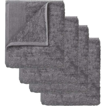 blomus Комплект от 4 бр хавлиени кърпи "gio"- цвят графит, 30х30 см (blomus-69114)