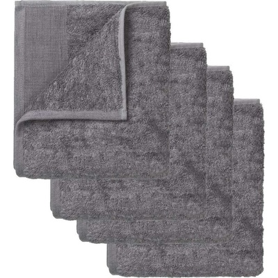blomus Комплект от 4 бр хавлиени кърпи "gio"- цвят графит, 30х30 см (blomus-69114)