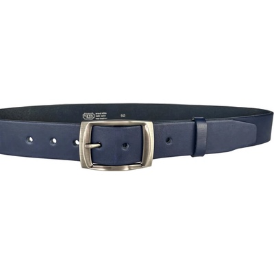 Penny Belts kožený opasek 4456 modrý