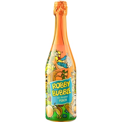 Robby Bubble 0,75l Broskyňa