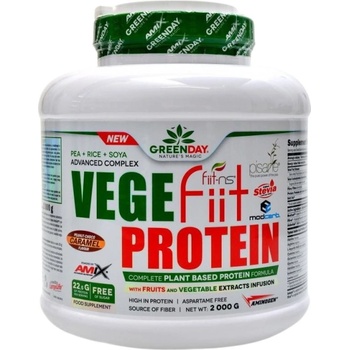 Amix Nutrition Greenday VEGEfiit Protein [2000 грама] Шоколад с Фъстъци и Карамел