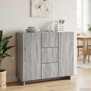 vidaXL Служебен шкаф Сив Сонома 85.5 x 31 x 75 см Инженерна дървесина (8011555)