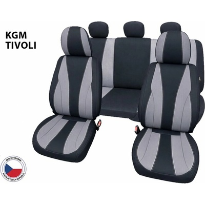Autopoťah Cappa Perfetto TM KGM Tivoli černá/šedá
