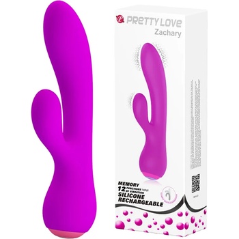 Image 1 of Елегантен вибратор с 12 стимулиращи режима, 17, 8см. - Zachary Purple (DEBRA01152)