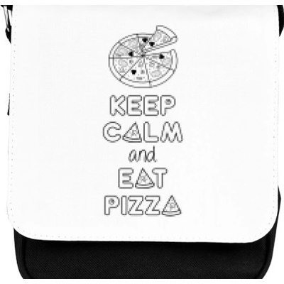 Malá brašna přes rameno Keep calm and eat pizza