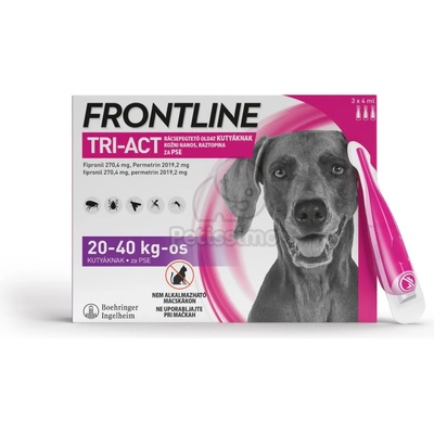 Frontline Tri-Act спот он за кучета L - кучета между 20-40 кг