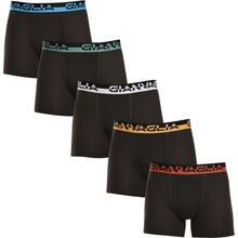 Gianvaglia 5 PACK pánské boxerky černé (GVG-5008)