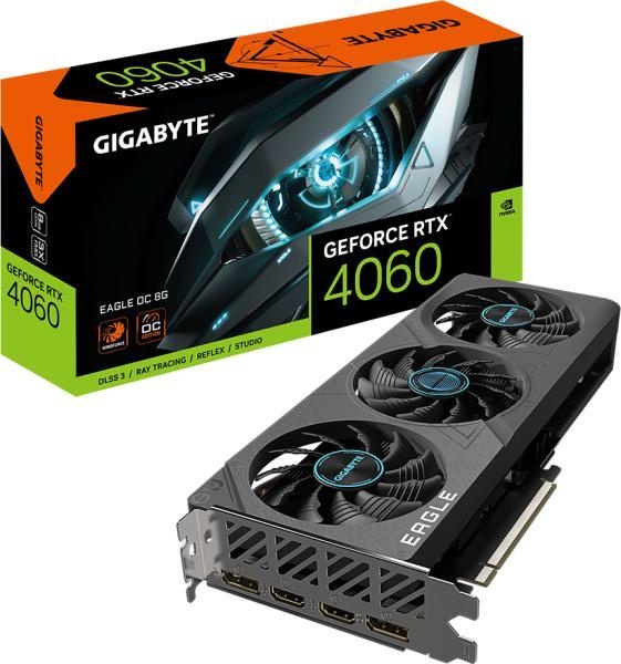 GIGABYTE GeForce RTX 4060 EAGLE OC 8G (GV-N4060EAGLE OC-8GD)