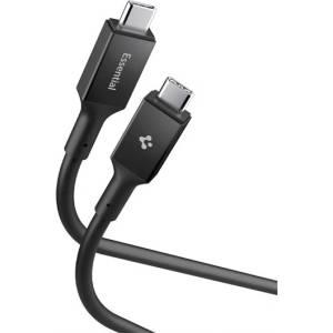Spigen Кабел за данни SPIGEN ESSENTIAL EB24012CC Type-C - Type-C, 120 см, ЧЕРЕН ACA09461 (ACA09461)