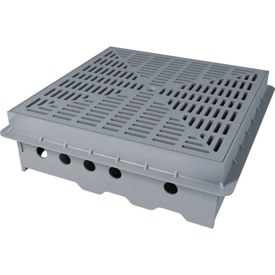 Šachta kontrolní pro vegetační střechy TOPWET TWZ 400×400×130 mm