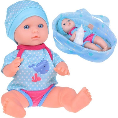Inlea4Fun YALA BABY v nosiči modrá