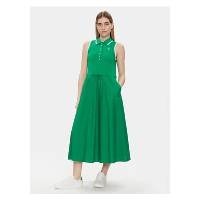 Tommy Hilfiger Лятна рокля WW0WW41272 Зелен Regular Fit (WW0WW41272)