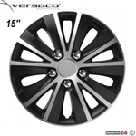 Versaco Тасове за джанти 15'' Versaco Rapid NC Silver / Black