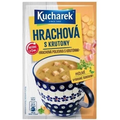 Kucharek instantní polévka hrachová s krutony 21 g