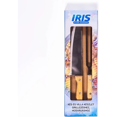 IRIS Комплект ножове и вилици iris kt-179 за печене на скара, рязане на месо (kt-179)