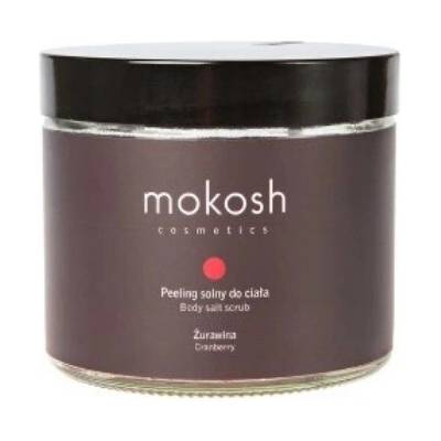 Mokosh prírodný soľný telový peeling brusnicový 300 g