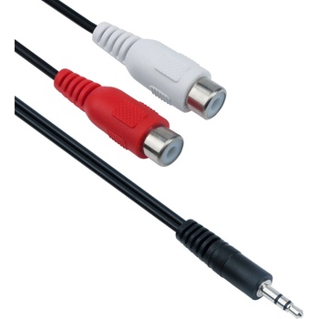 DeTech Аудио кабел DeTech 3.5 - 2RCA F, 25см - 18215 (18215)