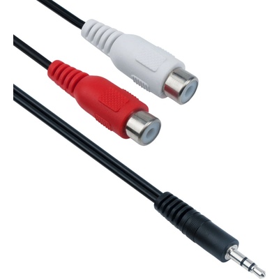 DeTech Аудио кабел DeTech 3.5 - 2RCA F, 25см - 18215 (18215)