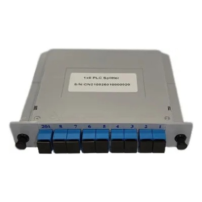 Conneu Оптичен PLC сплитер 1x8 с SC-UPC конектори, LGX касета, Conneu (CNPLC-108-SC1-SC1-LGXP)