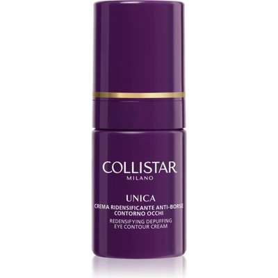Collistar Unica Redensifying Draining Anti-Bags Eye Contour озаряващ крем за околоочната зона против отоци и тъмни кръгове 15ml