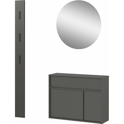 Germania Ameca 2.0 předsíňová sestava šedá 113 cm 200 cm 25 cm