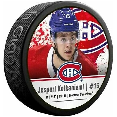 Inglasco / Sherwood Puk Jesperi Kotkaniemi #15 Montreal Canadiens NHL Souvenir Hockey Puck
