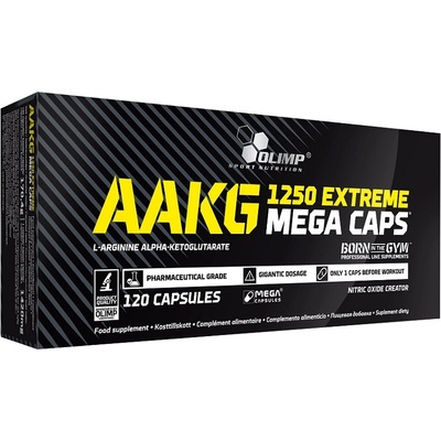 Olimp Nutrition AAKG 1250 Extreme Mega Caps, 120 Capsules