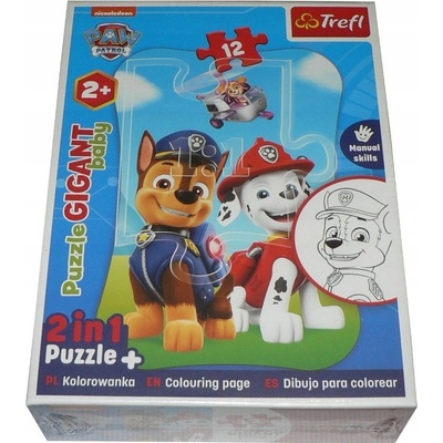 Trefl deskové Paw Patrol/Tlapková patrola na stopě 25 dílků – Zboží Mobilmania