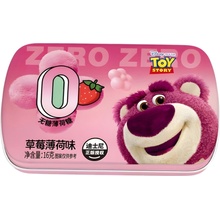 Qi Disney Lotso Sugar-Free Strawberry Mint Candy 16 g