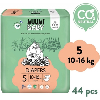 Muumi Baby 5 Maxi+ 10-16 kg 44 ks