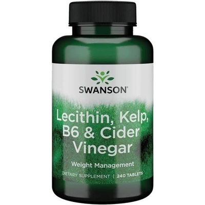 Swanson Lecithin Kelp B-6 & Cider Vinegar 240 tablet
